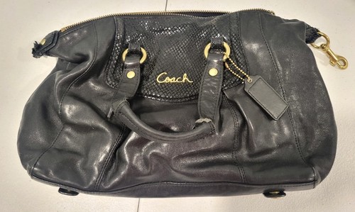 Coach ashley black leather - coach,